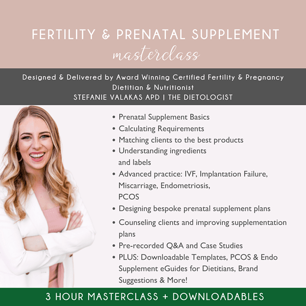 Fertility-Prenatal-Supplement-Training-Dietitians